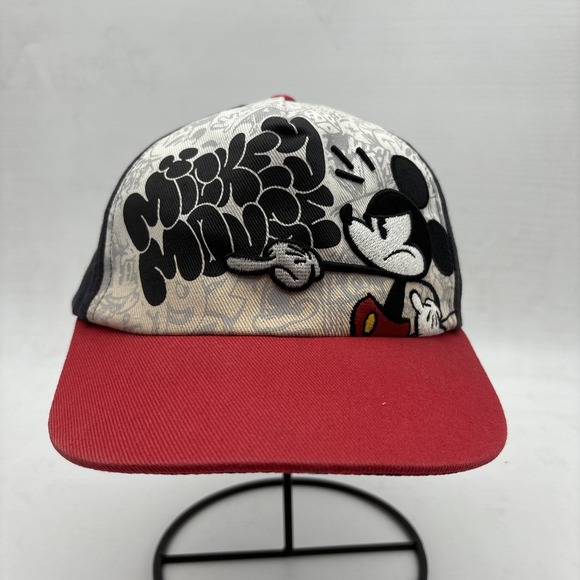 Disney Other - Disney Parks Mickey Mouse Urban Graffiti Flat Bill Snapback Cap Hat Embroidered